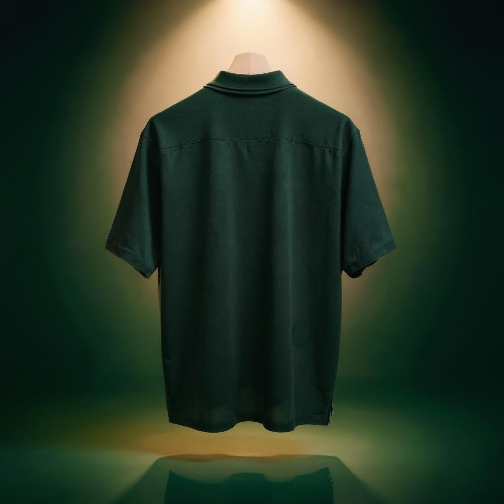 Suave White & Green Polo Tshirt