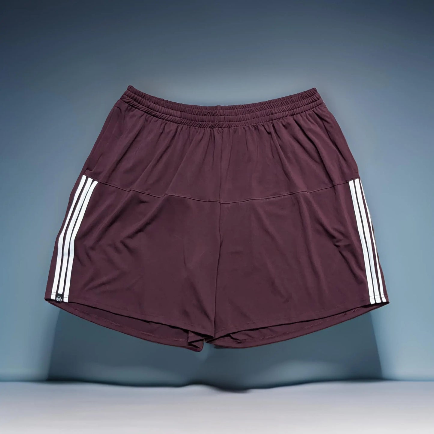 Maroon Striped Gym Shorts - 12XL