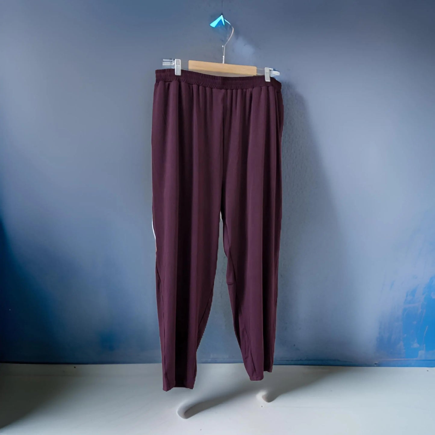 Maroon Striped Joggers/Track-pants -