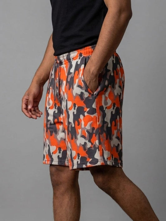 Urban Blaze Camouflage Dri-fit Shorts for gym and casual wear