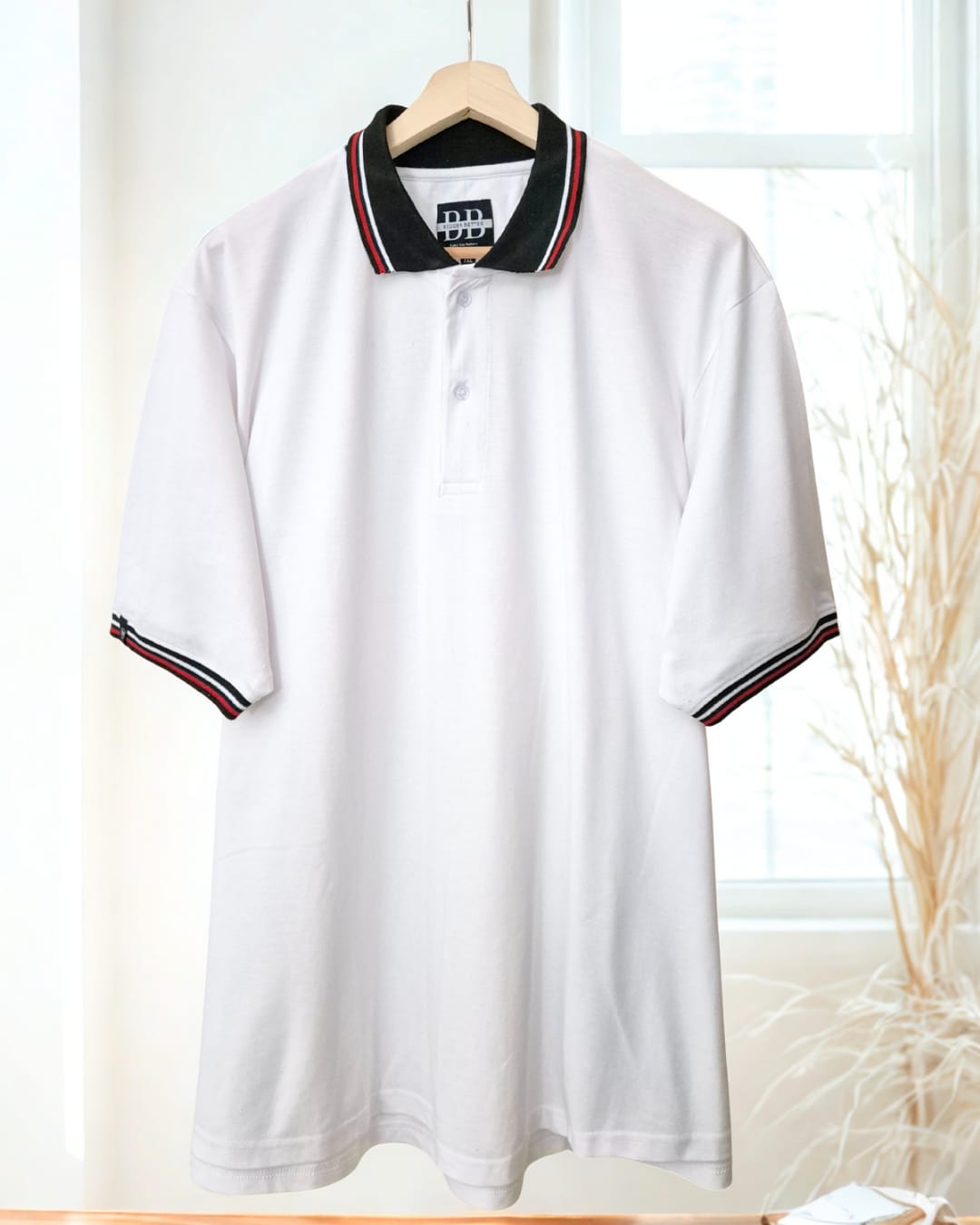 Riviera Tipped Collar Polo (Premium Cotton Blend) 