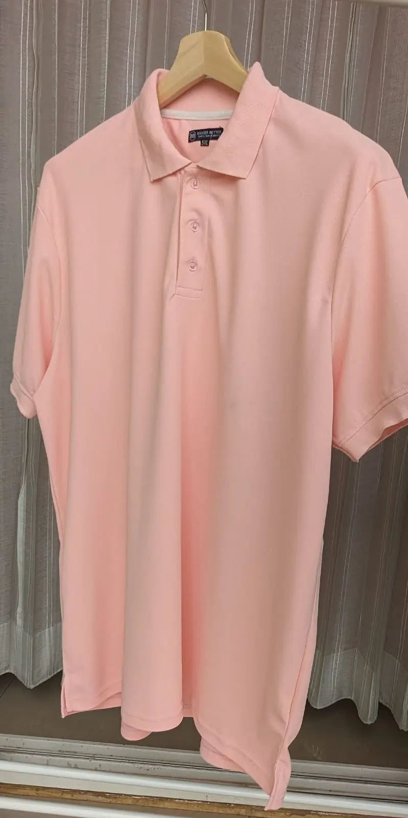 Premium Peach Lite half sleeves polo tshirt Tshirt Bigger Better