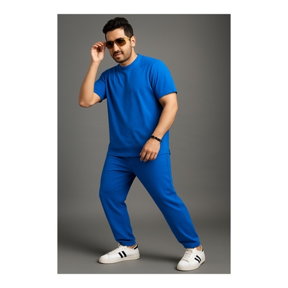 Premium Vibrant Blue Co-ords Set (Cotton) 