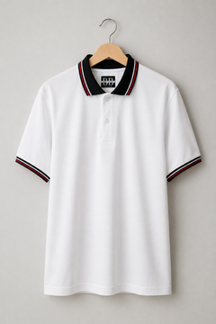 Riviera Tipped Collar Polo (Premium Cotton Blend)