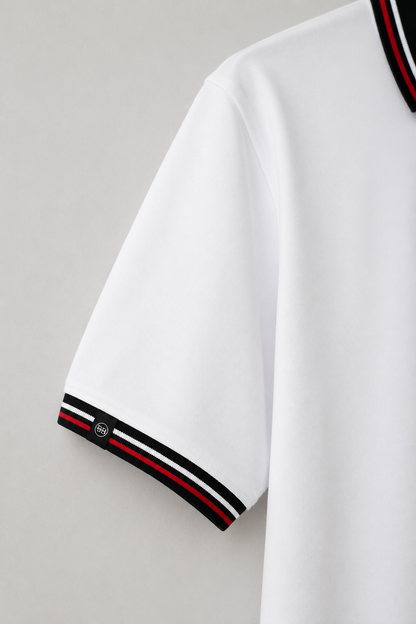 Riviera Tipped Collar Polo (Premium Cotton Blend) 
