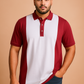 Elite Wine red and White Polo Tshirt 
