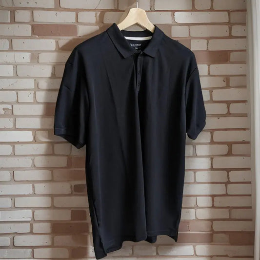 Premium Black Half Sleeved Polo Tshirt Tshirt Bigger Better