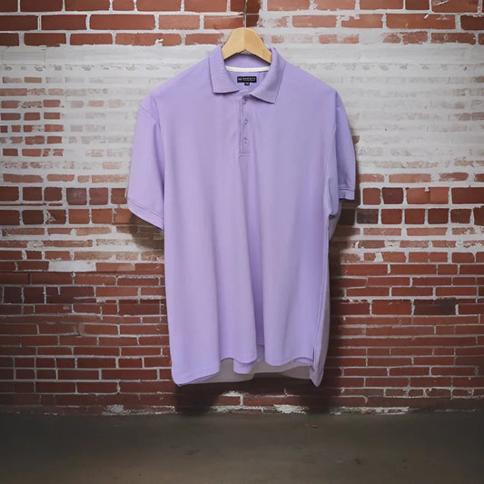 Premium Lavender half sleeves polo tshirt Tshirt Bigger Better