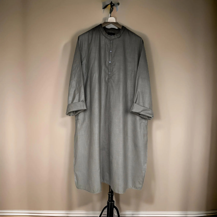 Warm Olive Green Premium Cotton Ethnic Kurta