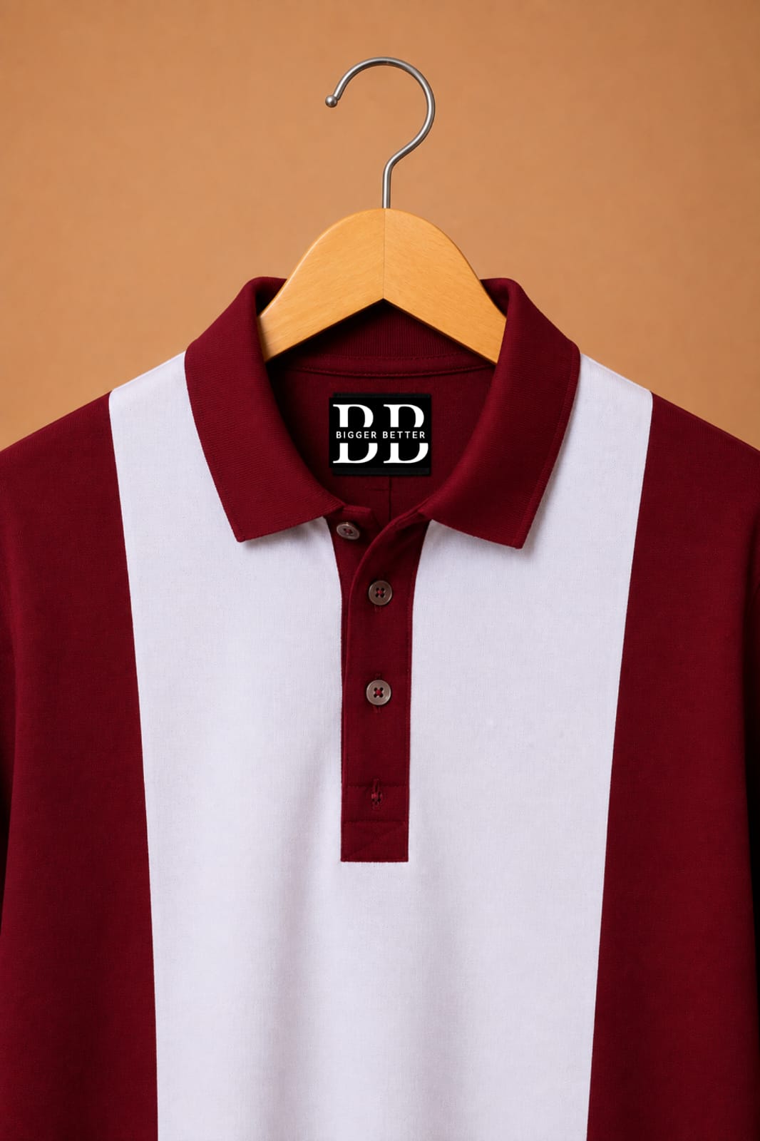 Elite Wine red and White Polo Tshirt 