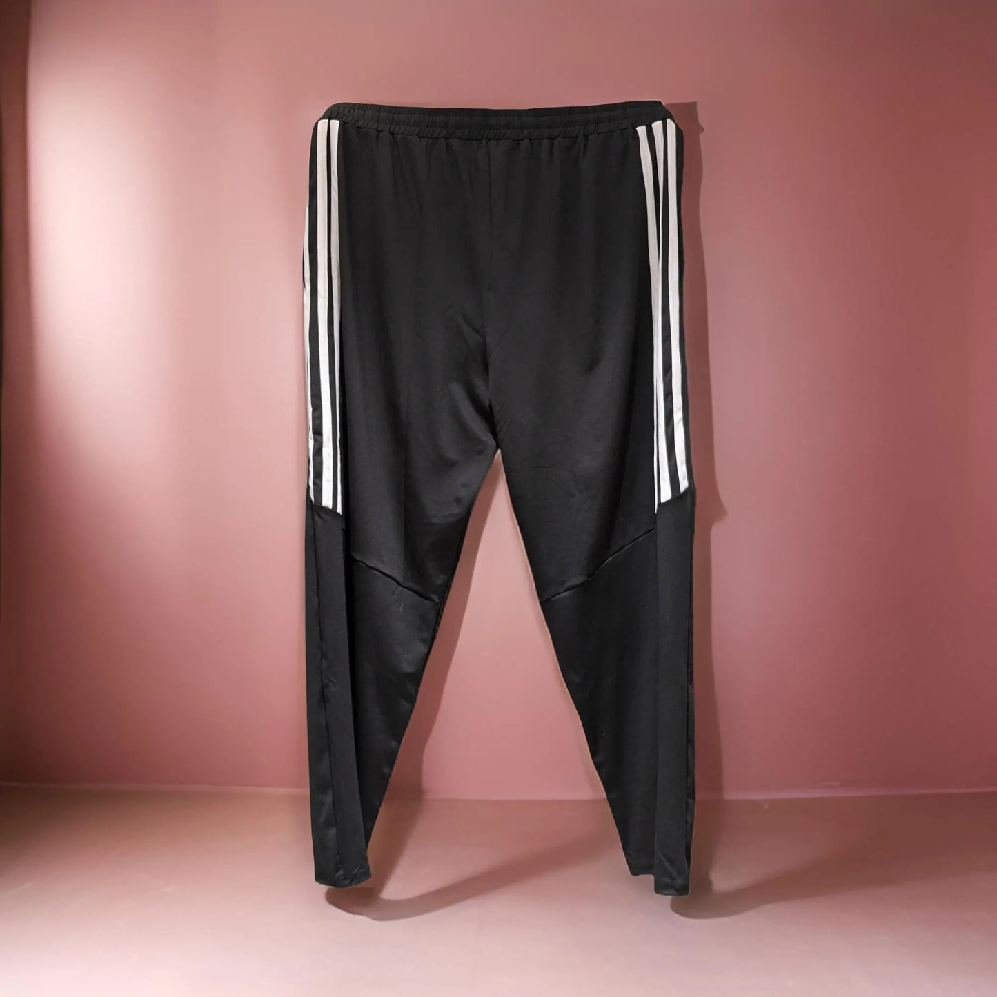 Premium Black Half Striped Track Pants/Lower from XXL to 12XL_Polo_Tshirts_Pant_Gym_Kurtas_Co-ords_Shorts_Joggers - Sizes from 12XL_11XL_10XL_9XL_8XL_7XL_6XL_5XL_4XL_3XL_2XL_XL.