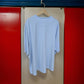 Sky Blue Cotton Sweatshirt Half Sleeve (100% Cotton) -   