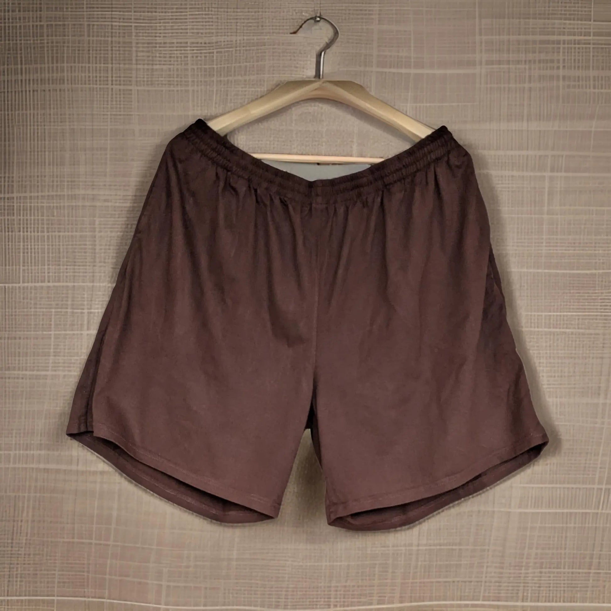 Chocolate Brown Cotton Shorts_Polo_Tshirts_Pant_Gym_Kurtas_Co-ords_Shorts_Joggers - Sizes from 12XL_11XL_10XL_9XL_8XL_7XL_6XL_5XL_4XL_3XL_2XL_XL.