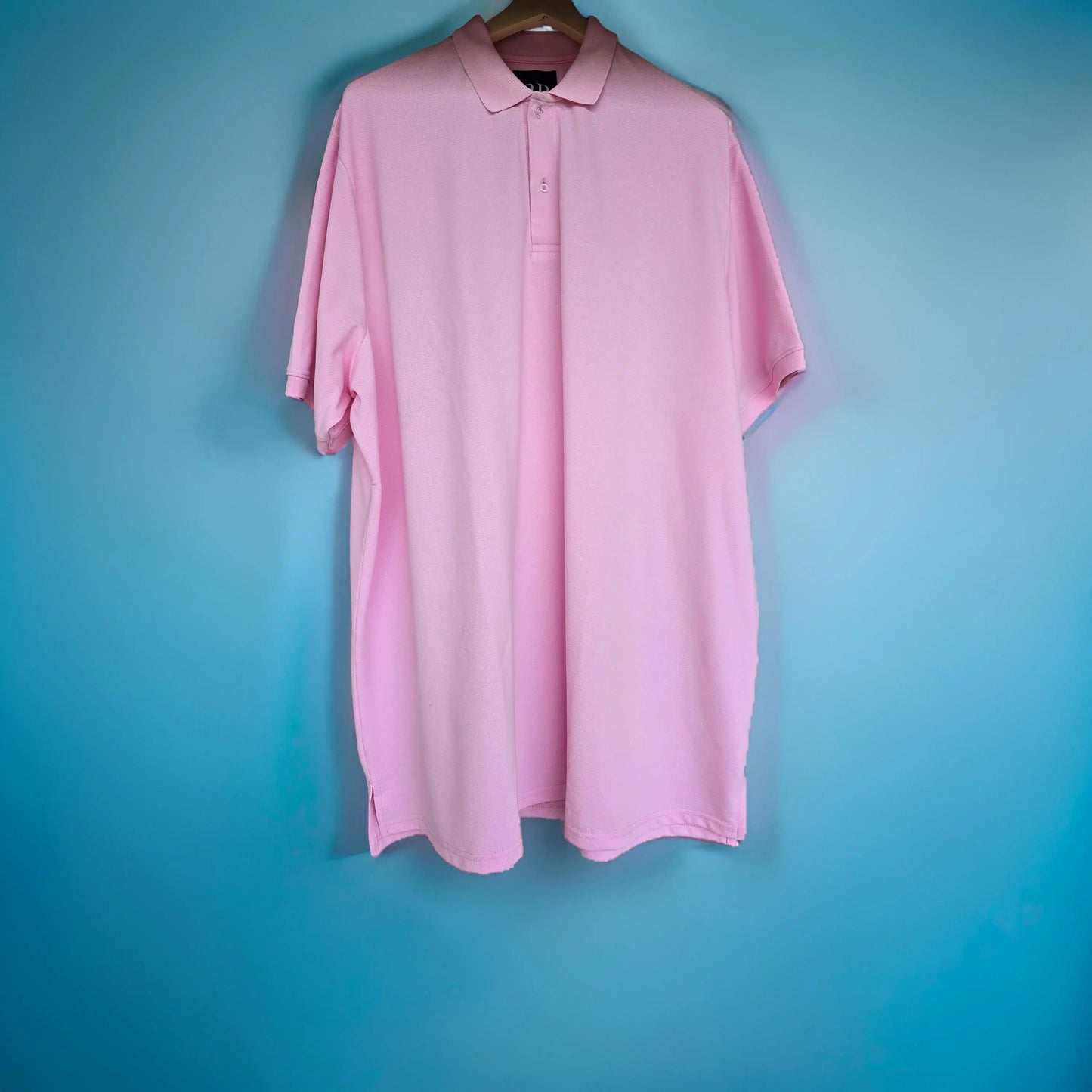 Premium Rose Pink Polo Neck Tshirt (Premium Cotton Blend) -  