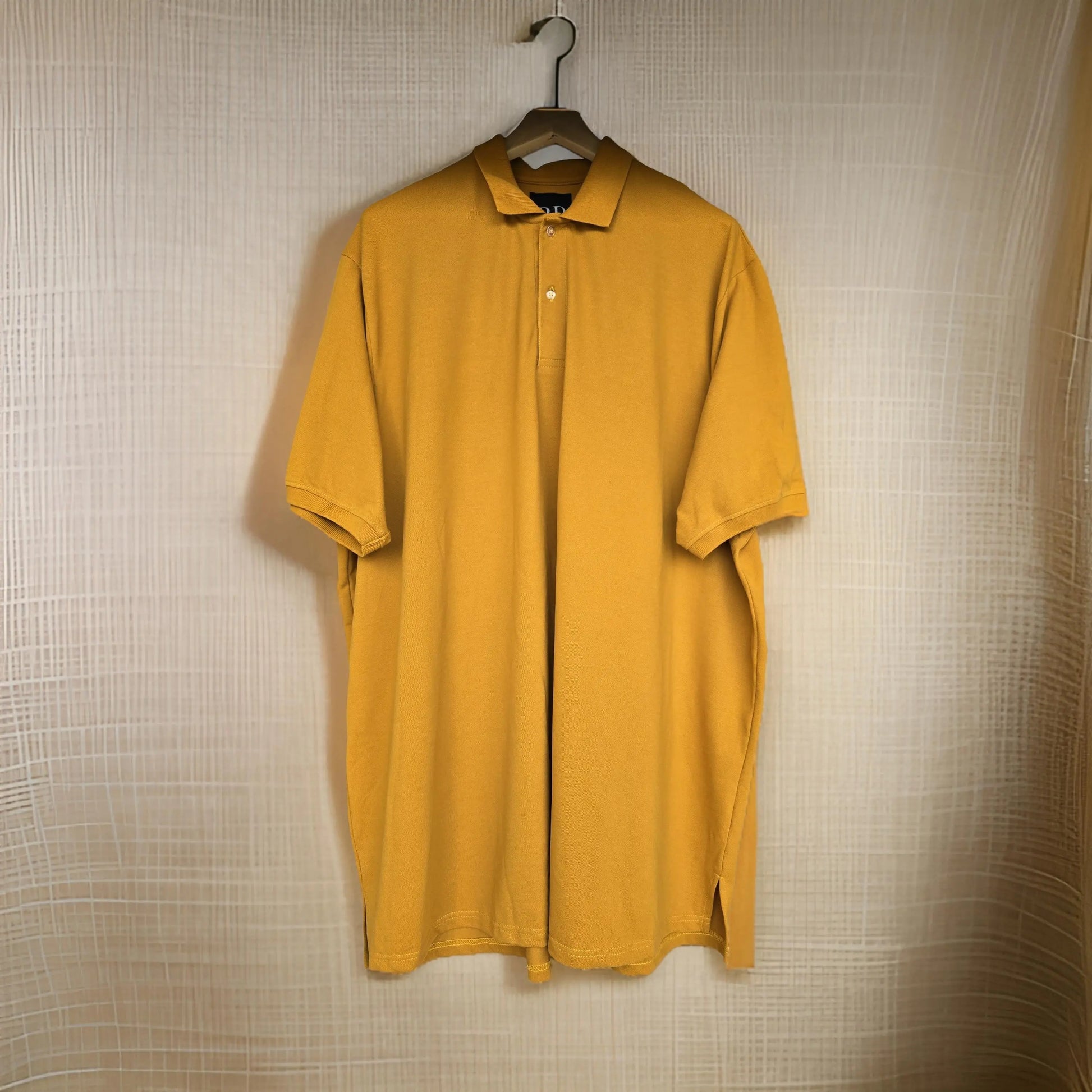 Premium Mustard Yellow Polo Neck Tshirt (Premium Cotton Blend) -  