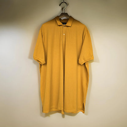 Premium Mustard Yellow Polo Neck Tshirt (Premium Cotton Blend) -  12XL-Premium-Cotton-Blend-Classic-Polo