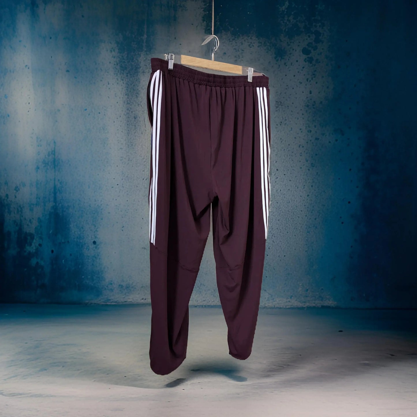 Maroon Striped Joggers/Track-pants -   