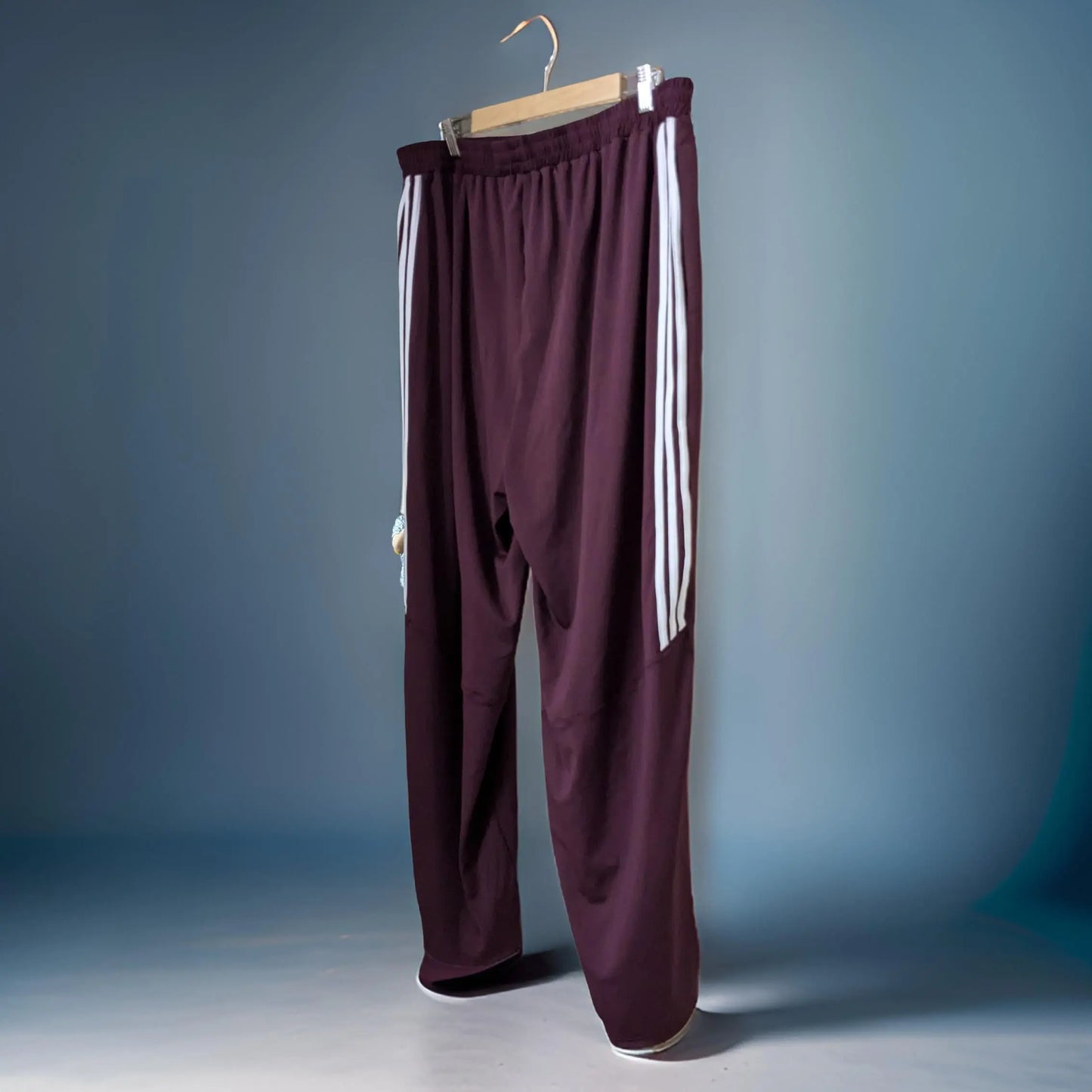 Maroon Striped Joggers/Track-pants -   