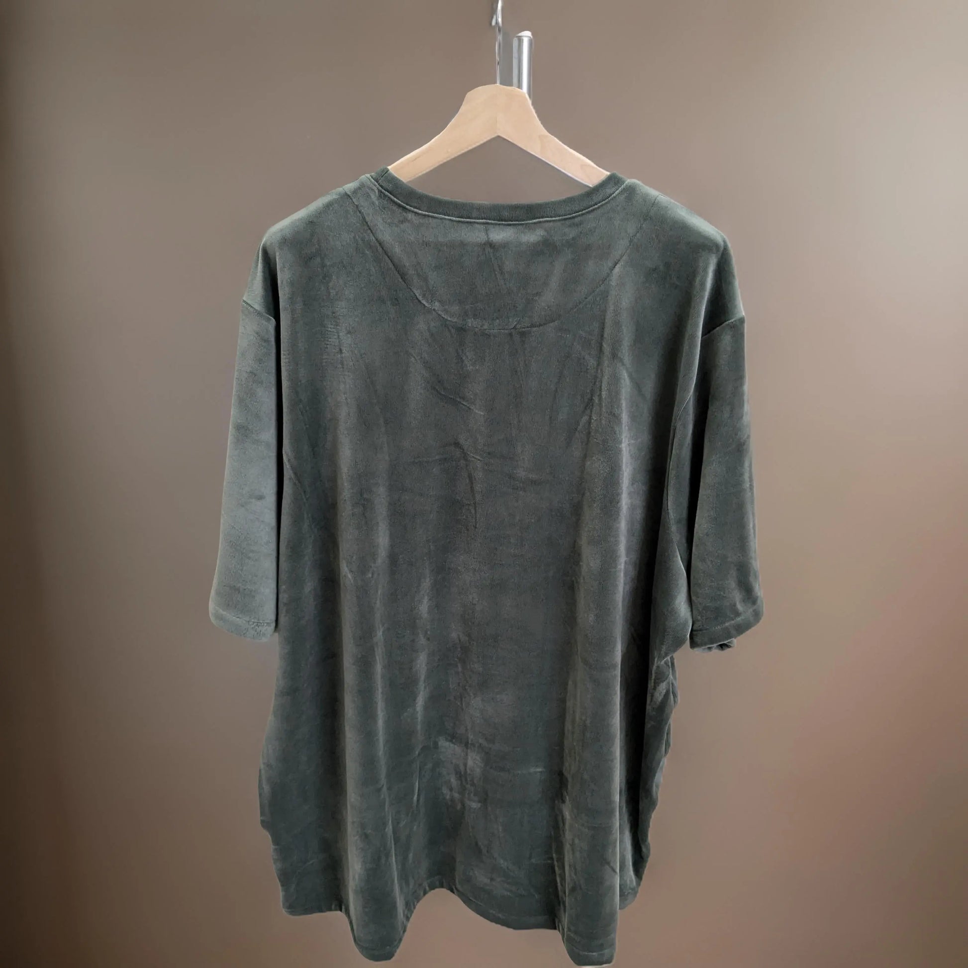 Winter Super Soft Velvet Dark Green Sweatshirt 