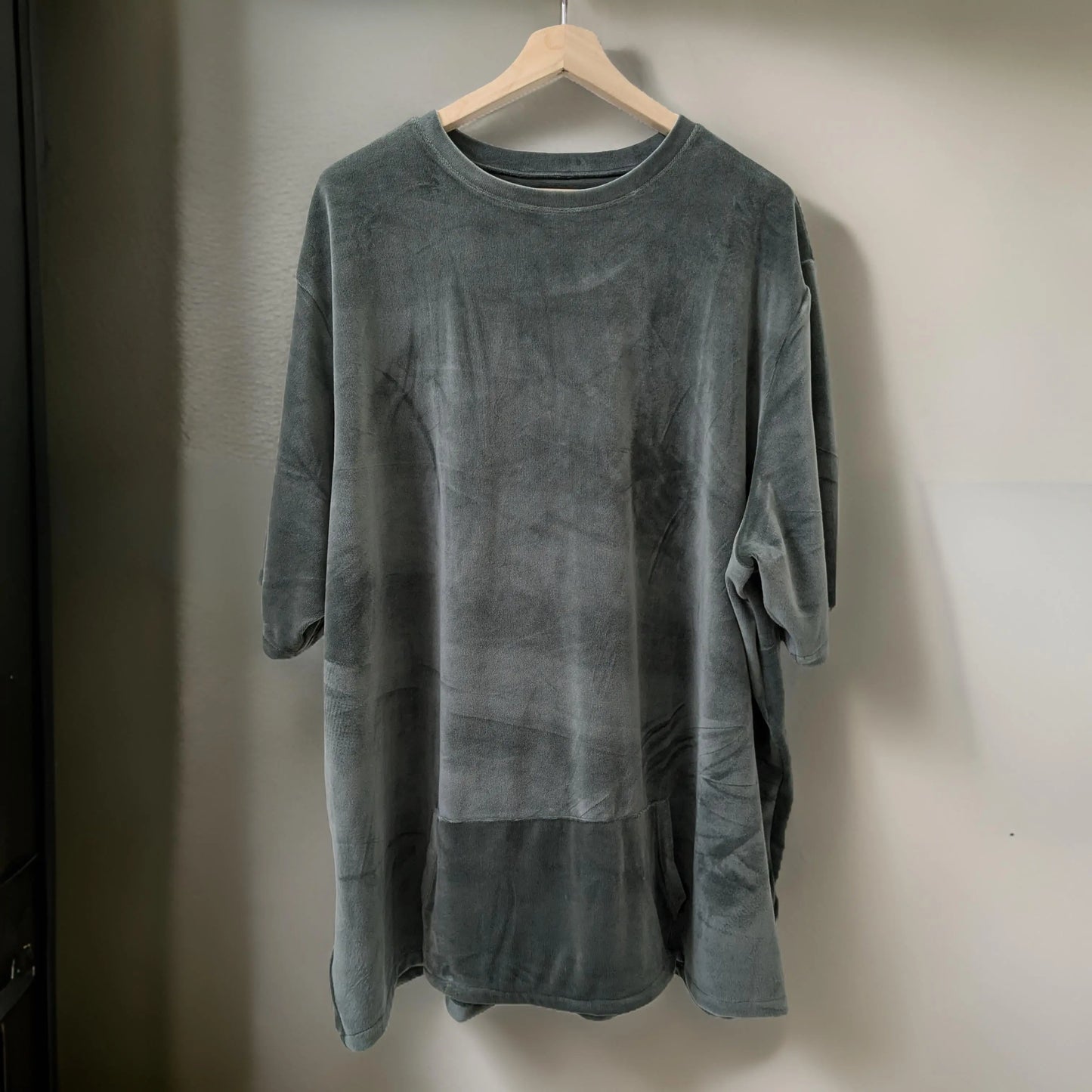 Winter Super Soft Velvet Dark Green Sweatshirt 