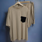 Beige Patch Pocket Co-ord Set (Cotton) 