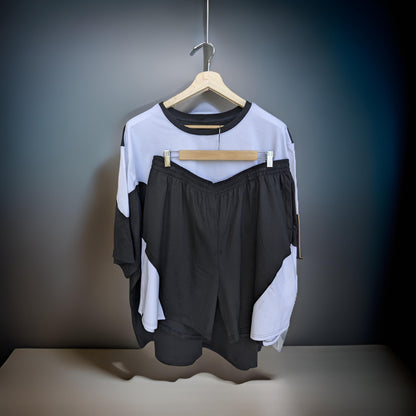Black and White Premium Cotton Co-ord Set (Cotton)