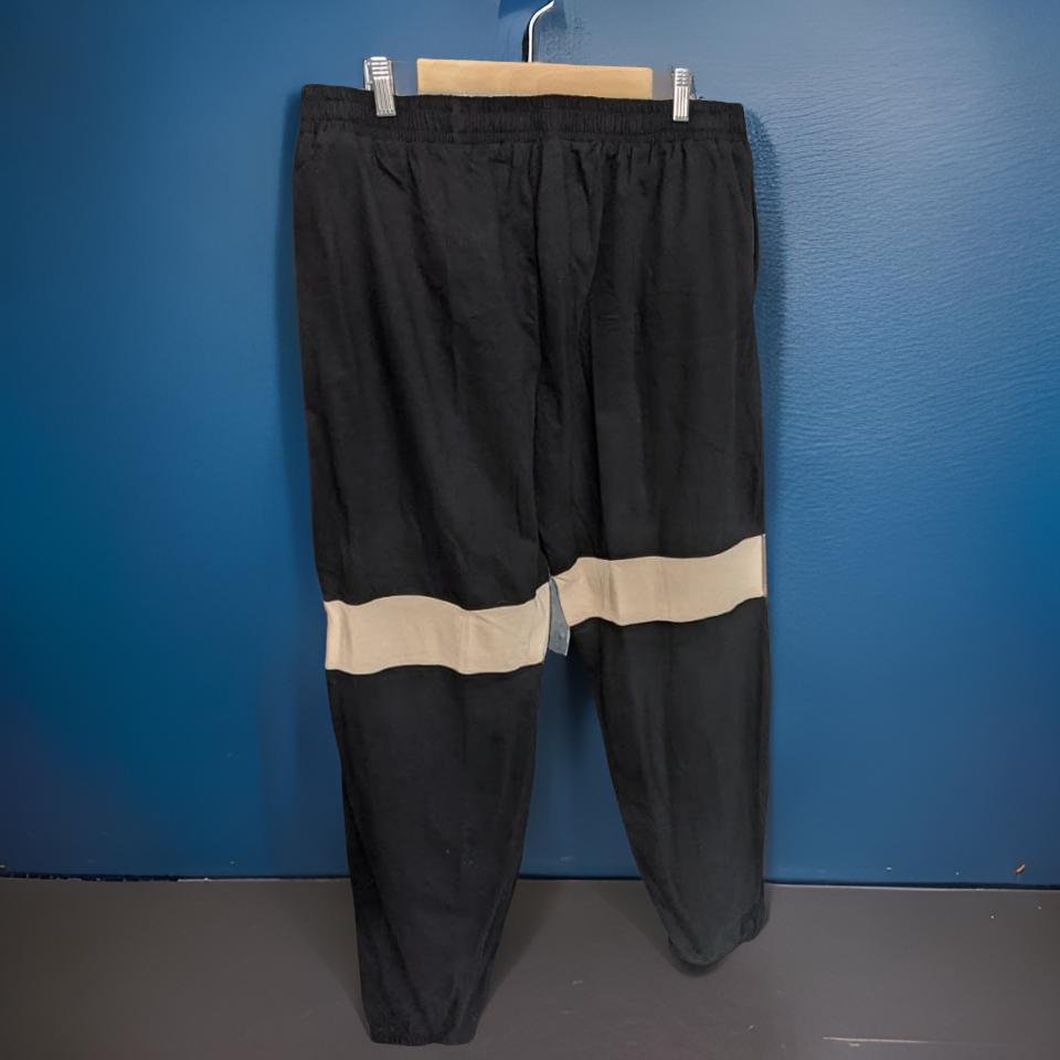 Black Jogger with Beige Stripe (Cotton)