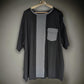 Black and Grey Block Style Premium Cotton Co-ord Set 