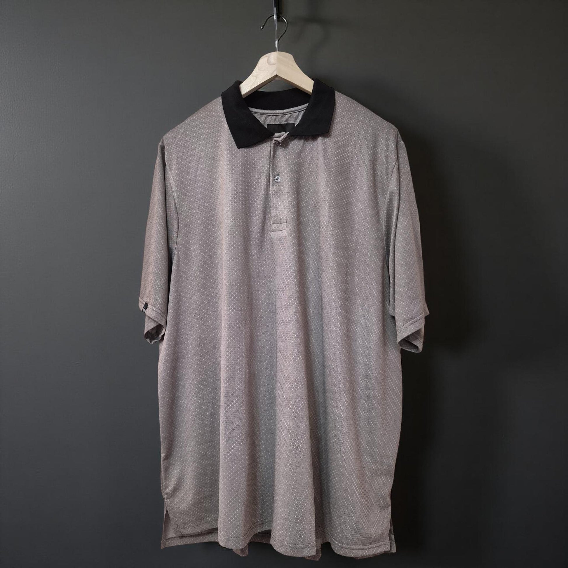 Textured Copper Premium Cotton Polo T-shirt 