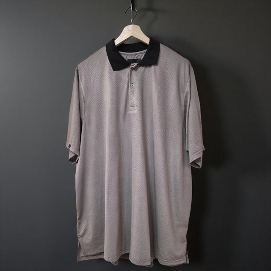 Textured Copper Premium Cotton Polo T-shirt 