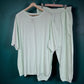 Mint Green Co-ords Set (Cotton)- Breathe Series (Super Thin) 