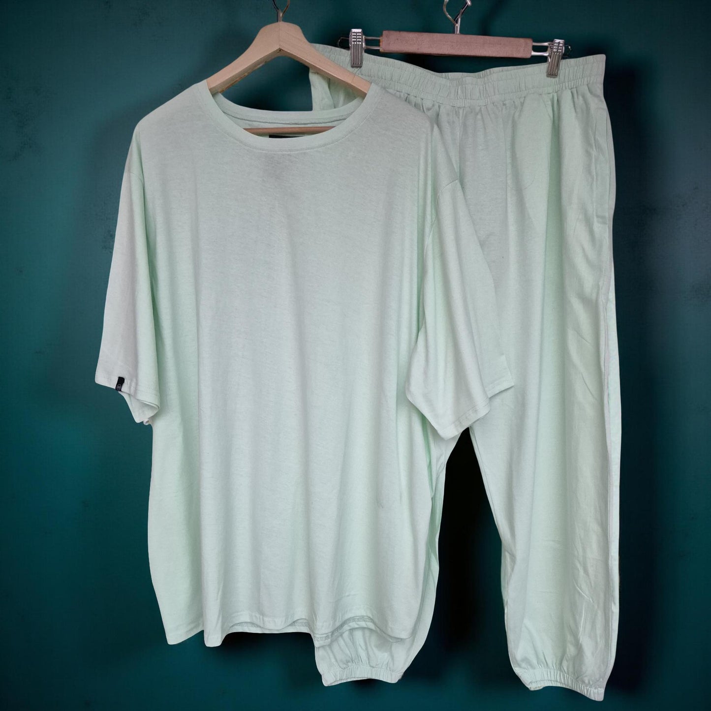 Mint Green Co-ords Set (Cotton)- Breathe Series (Super Thin) 