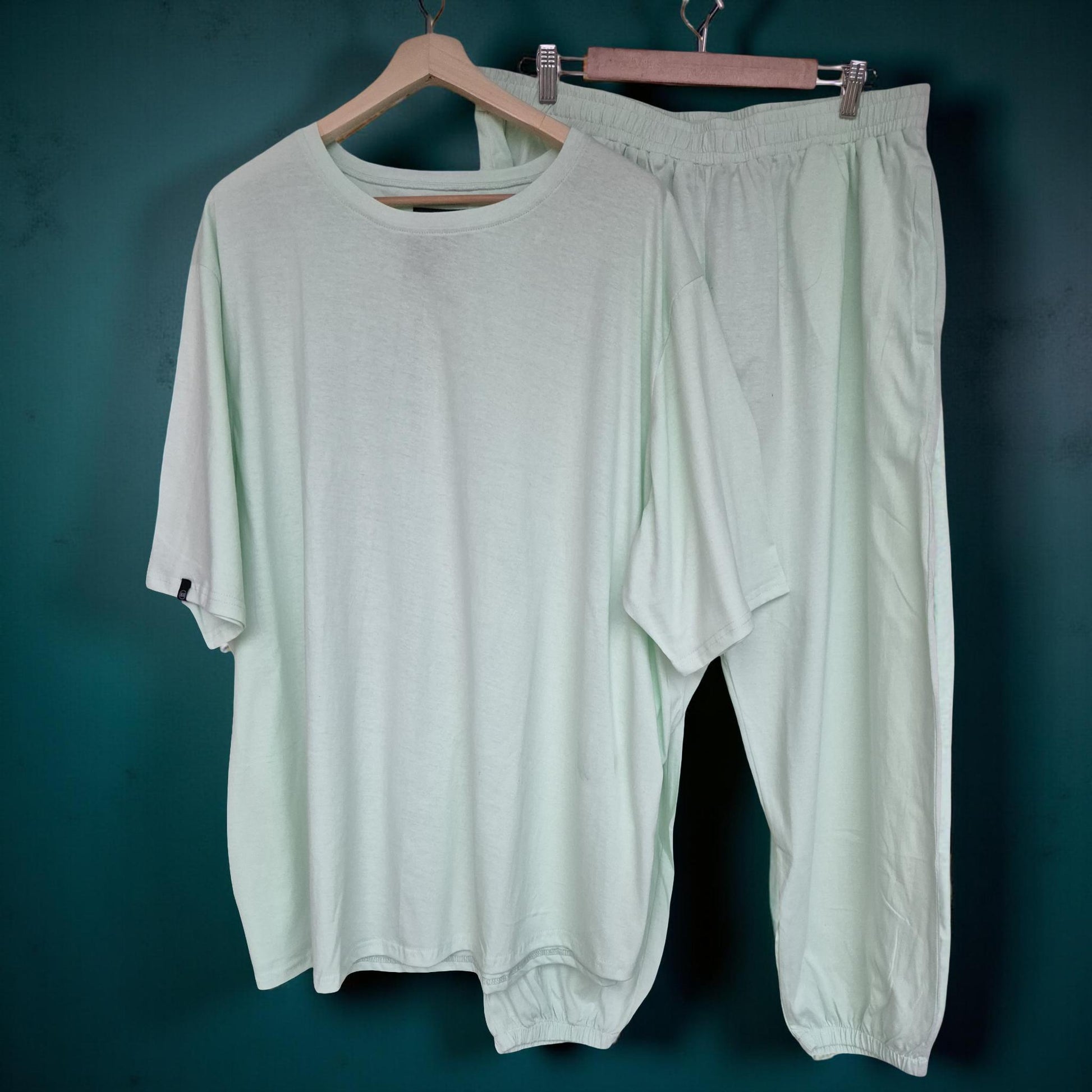 Mint Green Co-ords Set (Cotton)- Breathe Series (Super Thin) 