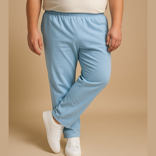 Premium Sky Blue Cotton Lower/Jogger (100% Cotton) from XXL to 12XL 