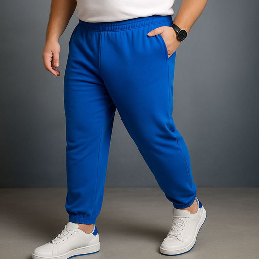 Premium Vibrant Blue Cotton Lower/Jogger (100% Cotton) from XXL to 12XL 