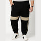 Black Jogger with Beige Stripe (Cotton) 