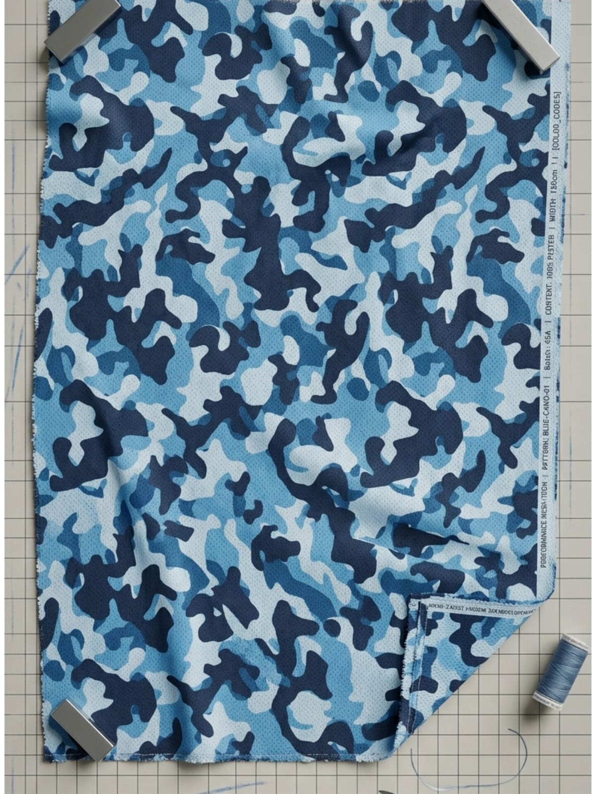 Nordic Blue Camouflage Co-ords Set (Dri-fit material) 