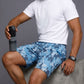 Nordic Blue Camouflage Dri-fit Shorts 