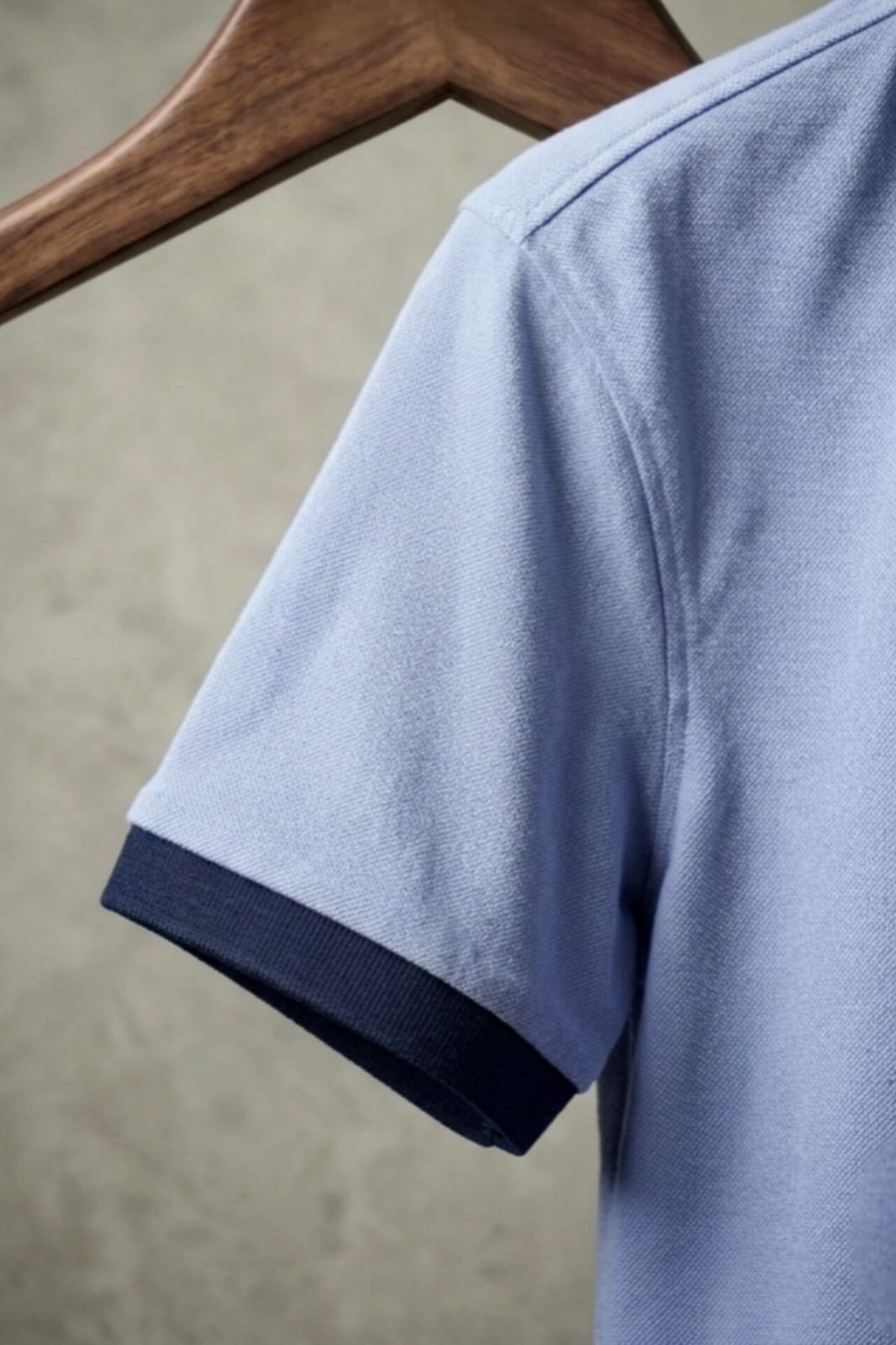 Belmont Blue Collar Polo (Premium Cotton Blend)