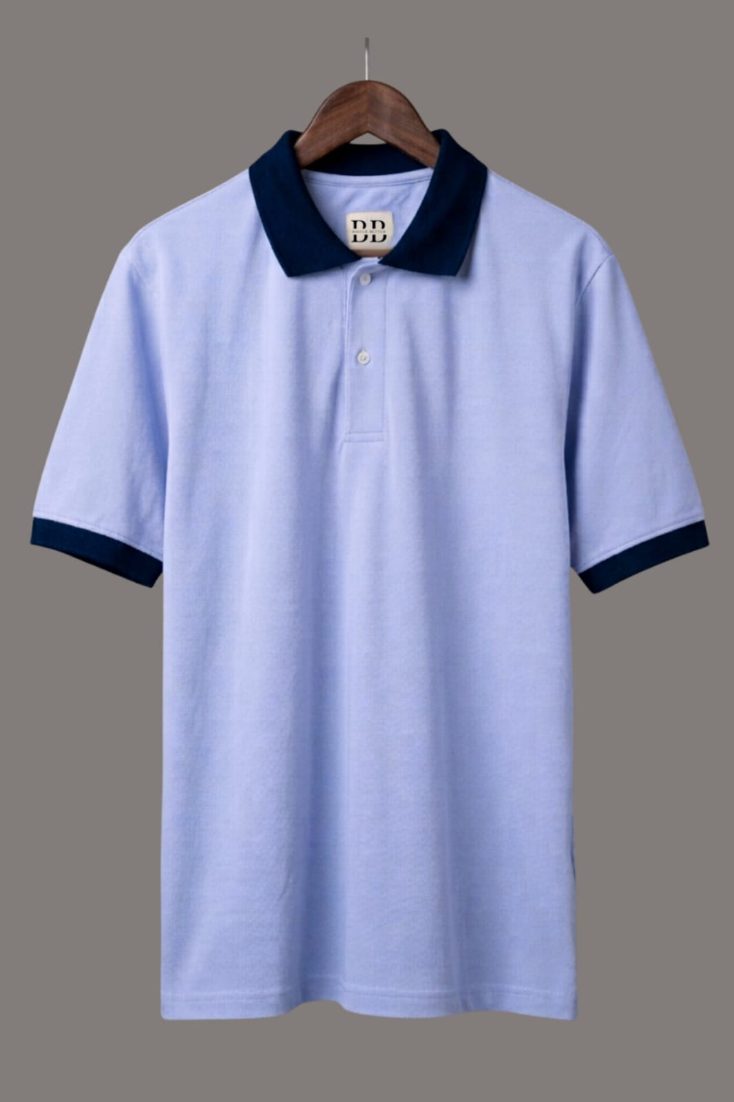Belmont Blue Collar Polo (Premium Cotton Blend)