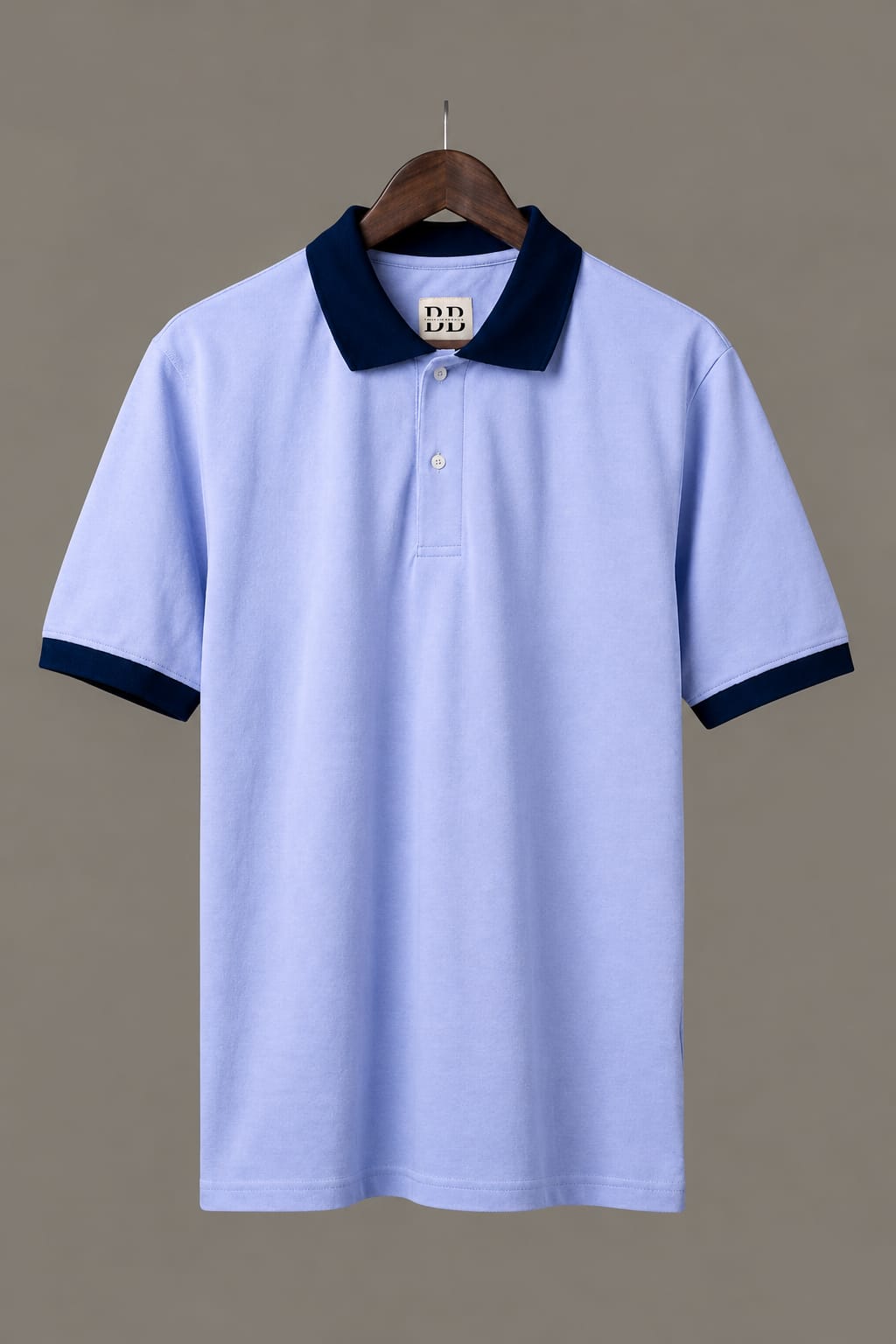 Belmont Blue Collar Polo (Premium Cotton Blend) 
