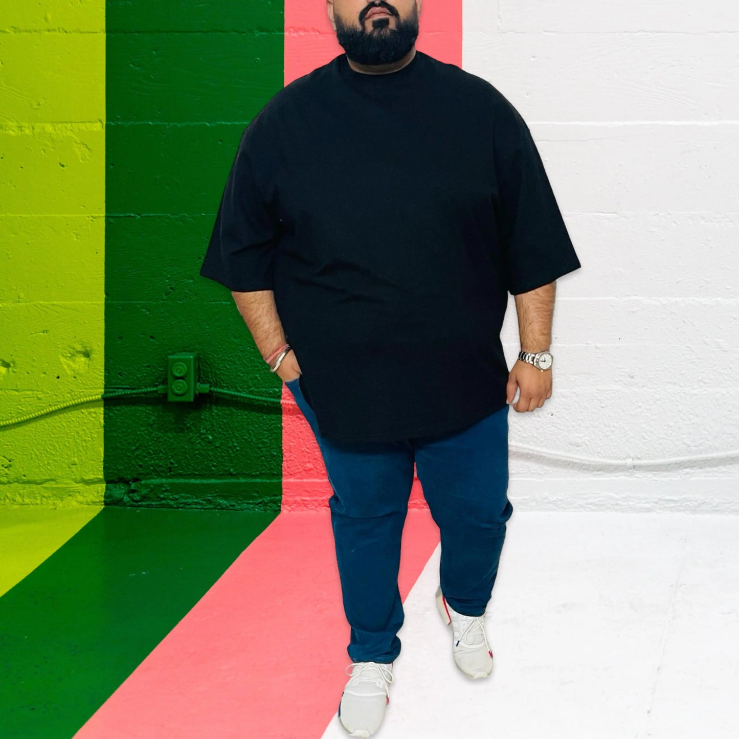 Black Oversized Green Hlk_Polo_Tshirts_Pant_Gym_Kurtas_Co-ords_Shorts_Joggers - Sizes from 12XL_11XL_10XL_9XL_8XL_7XL_6XL_5XL_4XL_3XL_2XL_XL.