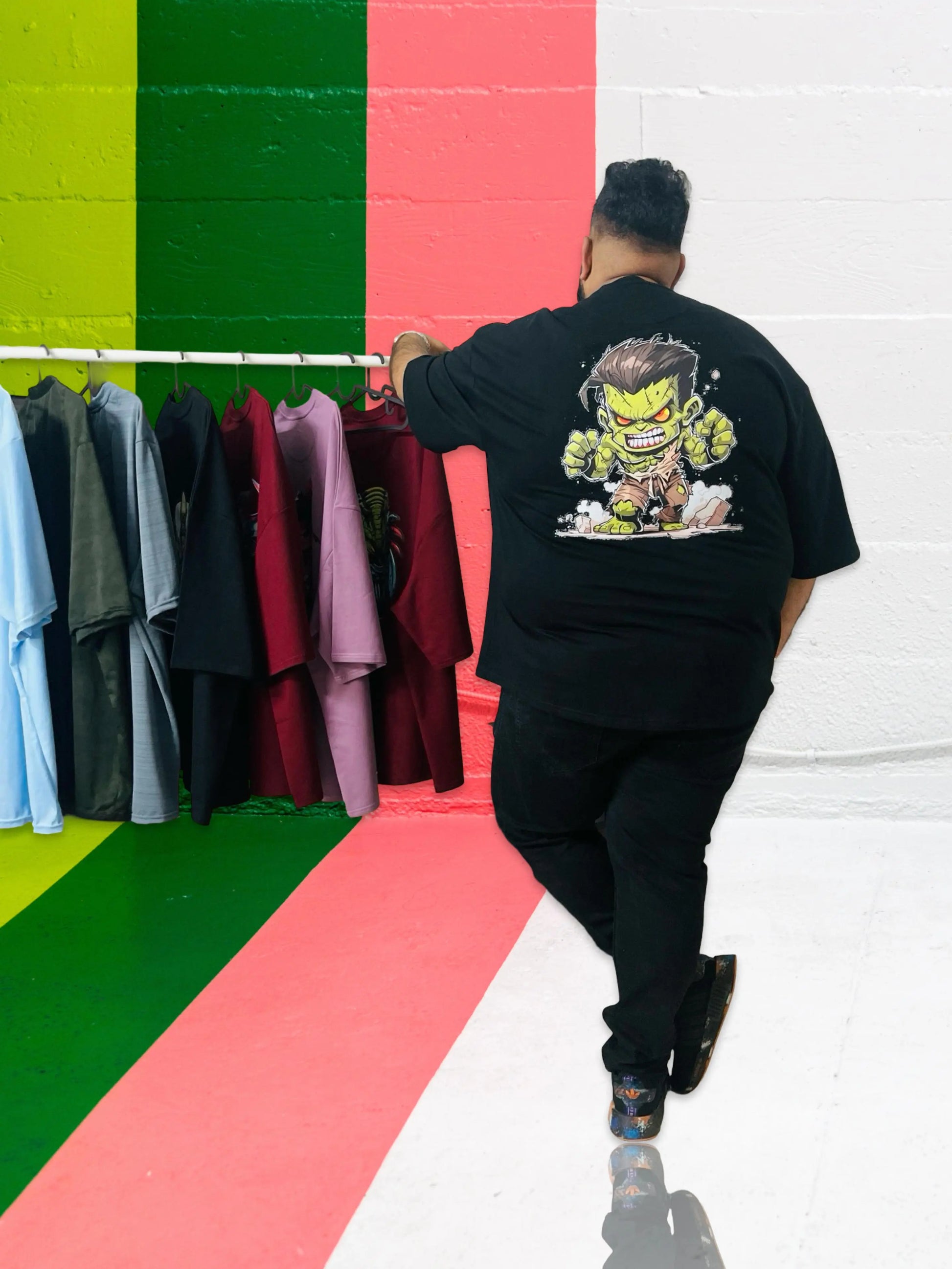 Black Oversized Green Hlk_Polo_Tshirts_Pant_Gym_Kurtas_Co-ords_Shorts_Joggers - Sizes from 12XL_11XL_10XL_9XL_8XL_7XL_6XL_5XL_4XL_3XL_2XL_XL.