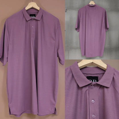 Mauve Dri-fit Polo T-shirt_Polo_Tshirts_Pant_Gym_Kurtas_Co-ords_Shorts_Joggers - Sizes from 12XL_11XL_10XL_9XL_8XL_7XL_6XL_5XL_4XL_3XL_2XL_XL.