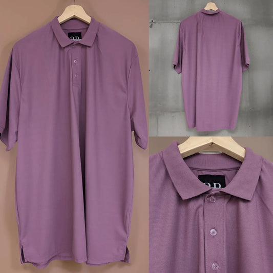 Mauve Dri-fit Polo T-shirt_Polo_Tshirts_Pant_Gym_Kurtas_Co-ords_Shorts_Joggers - Sizes from 12XL_11XL_10XL_9XL_8XL_7XL_6XL_5XL_4XL_3XL_2XL_XL.