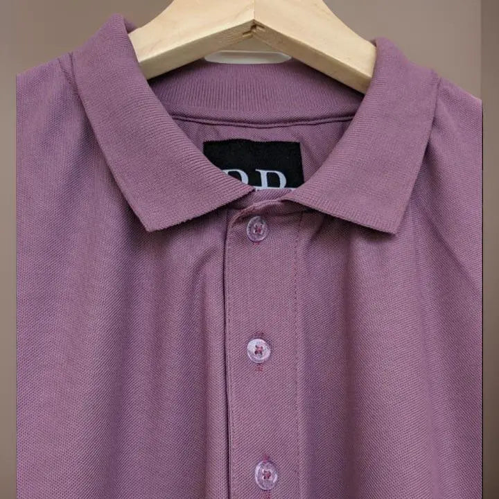 Mauve Dri-fit Polo T-shirt_Polo_Tshirts_Pant_Gym_Kurtas_Co-ords_Shorts_Joggers - Sizes from 12XL_11XL_10XL_9XL_8XL_7XL_6XL_5XL_4XL_3XL_2XL_XL.