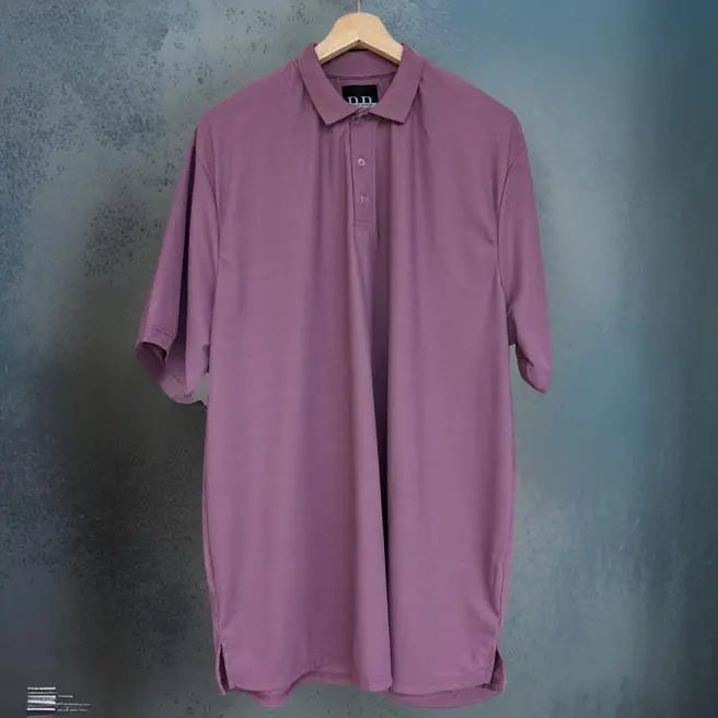 Mauve Dri-fit Polo T-shirt_Polo_Tshirts_Pant_Gym_Kurtas_Co-ords_Shorts_Joggers - Sizes from 12XL_11XL_10XL_9XL_8XL_7XL_6XL_5XL_4XL_3XL_2XL_XL.