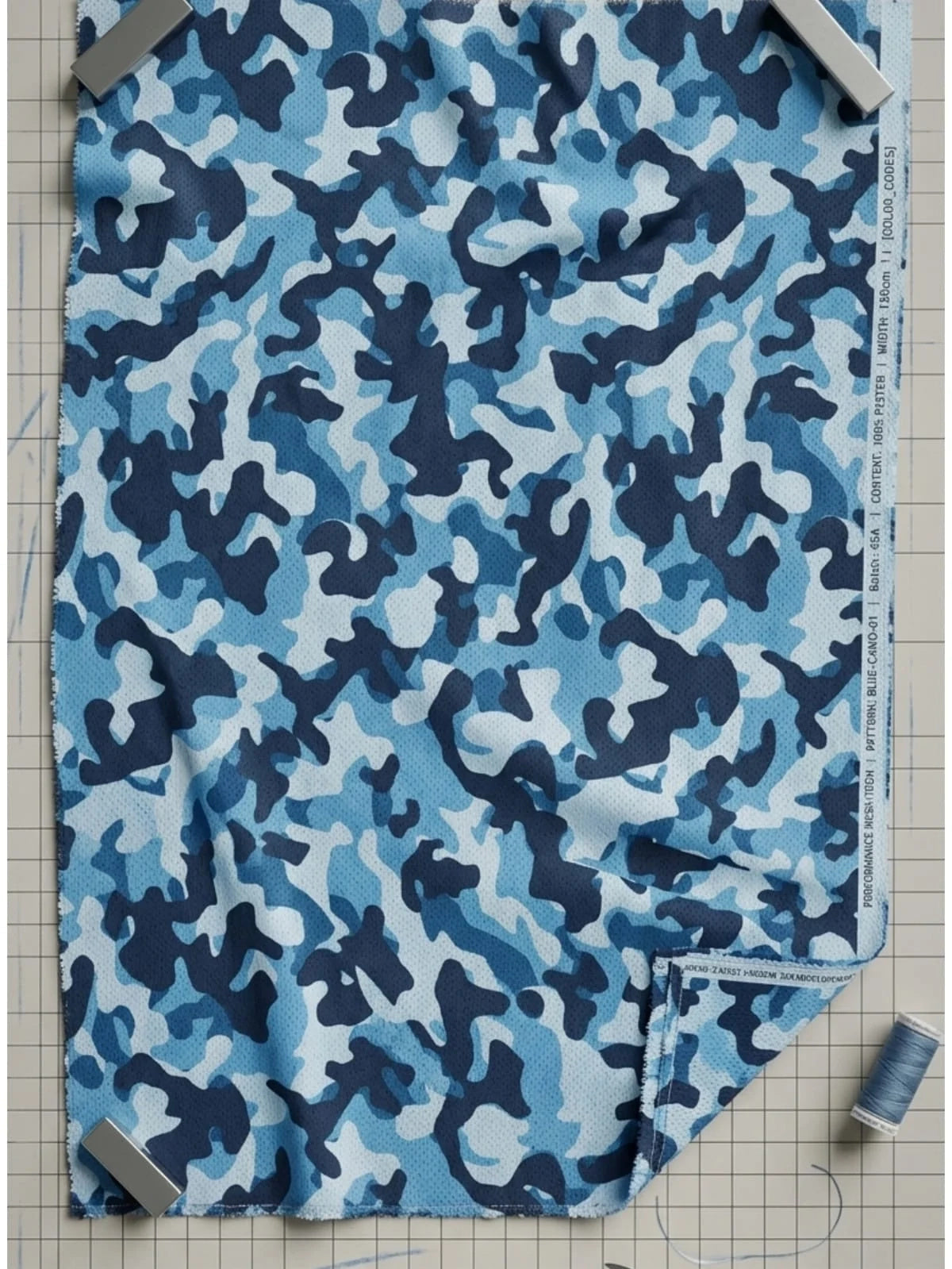Nordic Blue Camouflage Co-ords Set (Dri-fit material) 