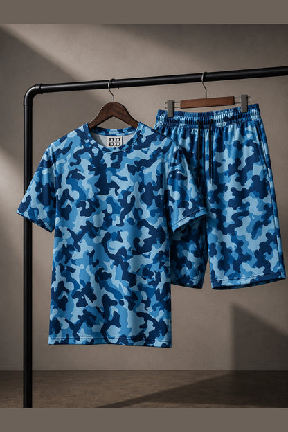 Nordic Blue Camouflage Co-ords Set (Dri-fit material) 