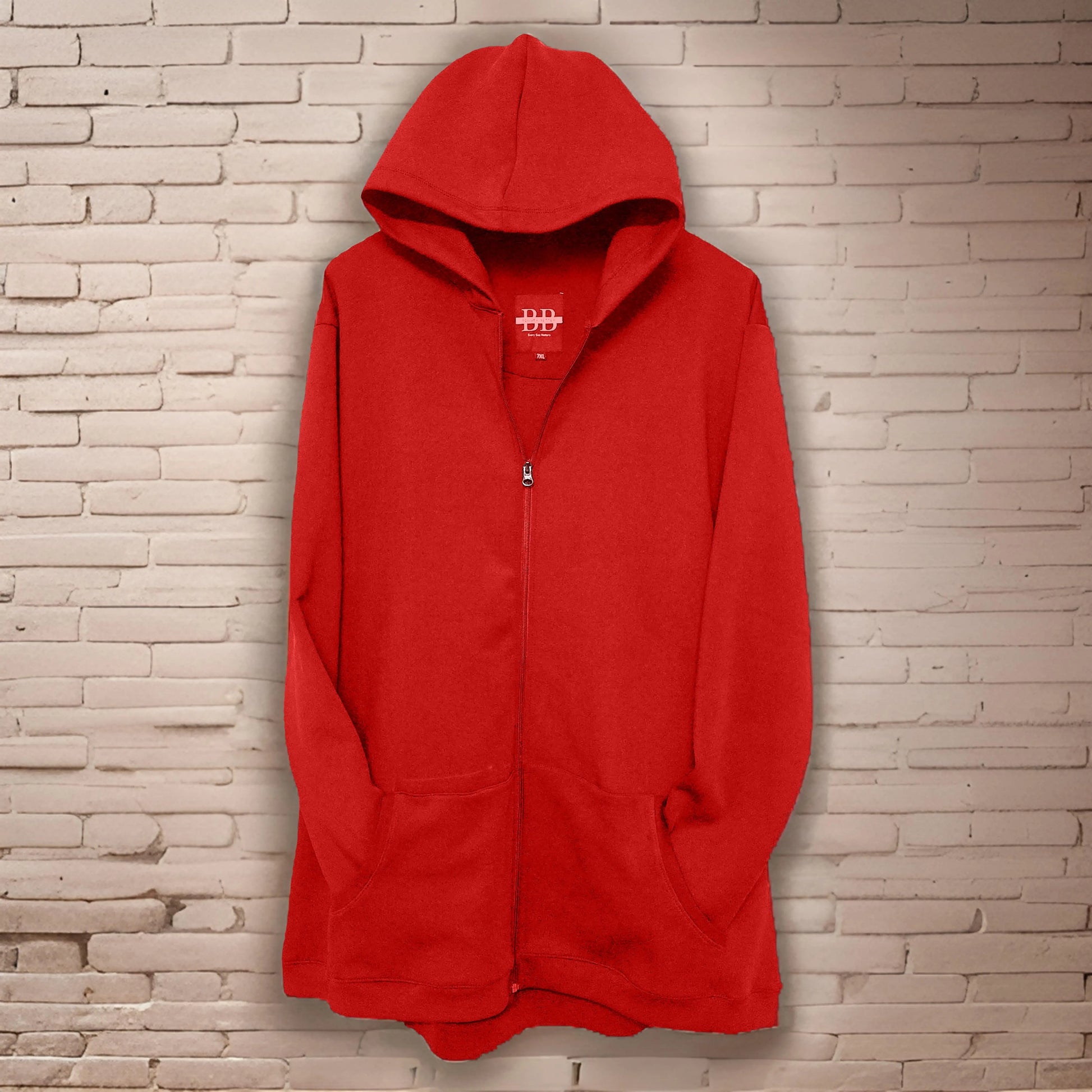 Winter Red Hoodie Bigger Better